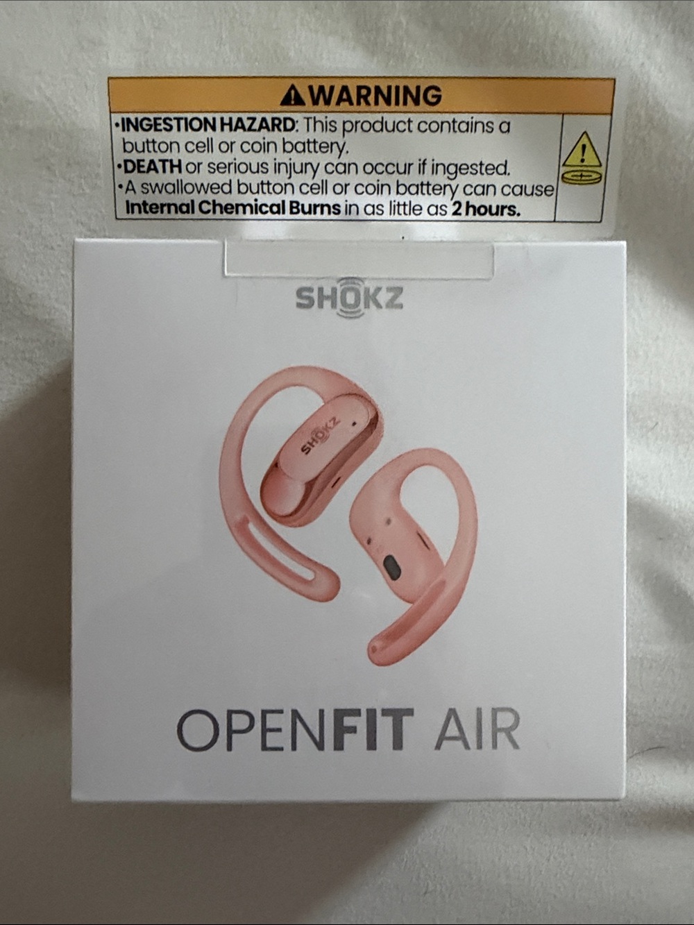 Shokz OpenFit Air Wireless Open-Ear Earbuds - Pink